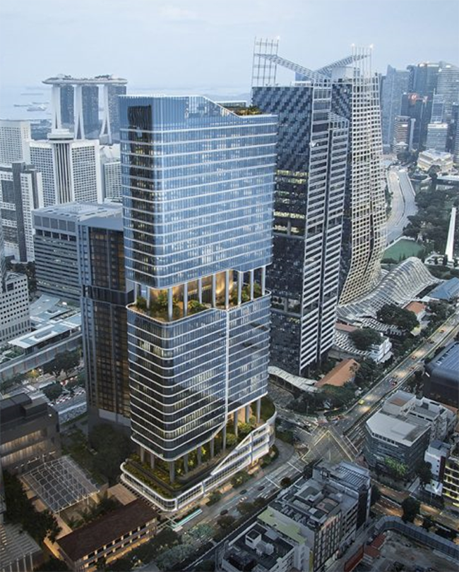 싱가포르 ‘Shaw Tower 재개발 공사’ 조감도
